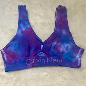 Calvin Klein - tie dyed bra